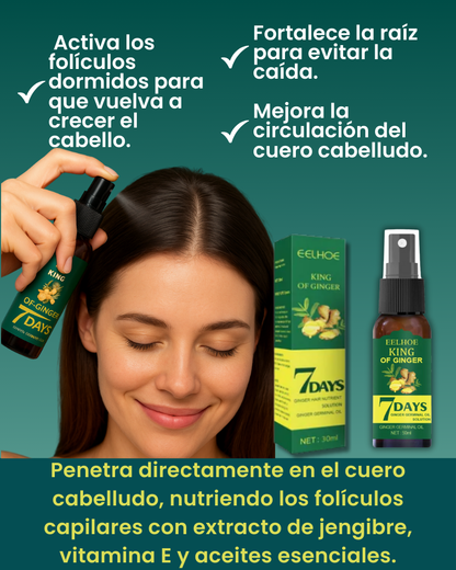 King of Ginger– Crece Cabello 7 Días