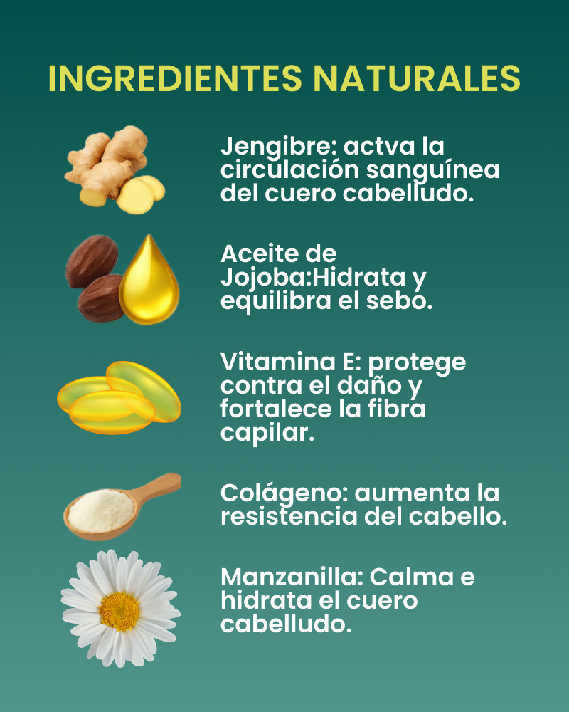 King of Ginger– Crece Cabello 7 Días