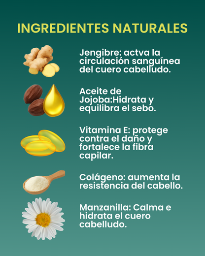 King of Ginger– Crece Cabello 7 Días